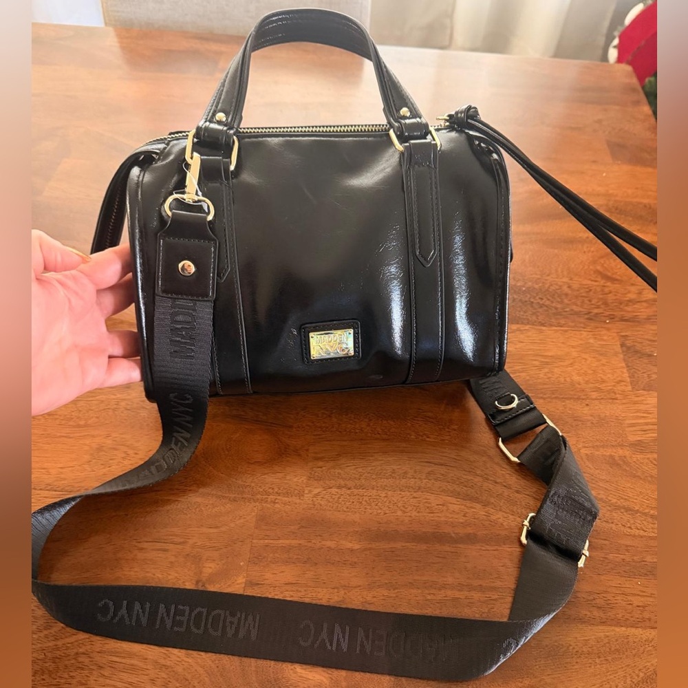 Madden NYC Black Satchel handbag